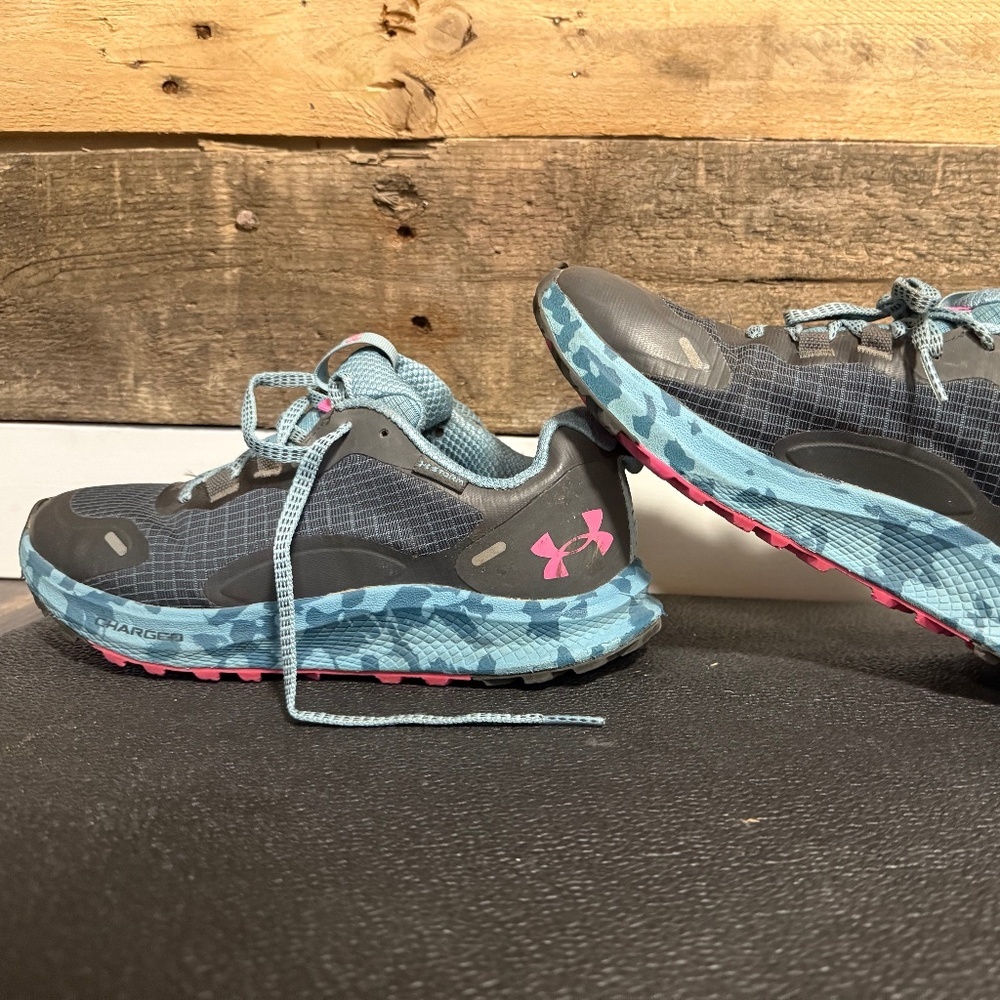 Under Armour Gray and Pink Athletic Shoes